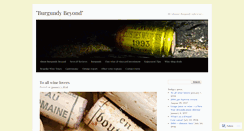 Desktop Screenshot of burgundybeyond.com